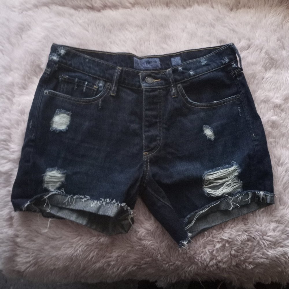 Lucky Brand Dark Wash High Waisted 'The Boyfriend' Shorts